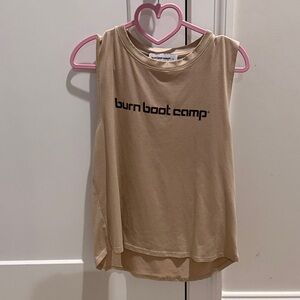 Burn Boot Camp Tan Women's Tank Top